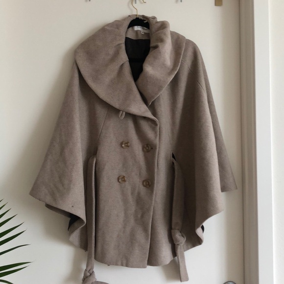 Calvin Klein Jackets & Blazers - Calvin Klein Wool Poncho Coat